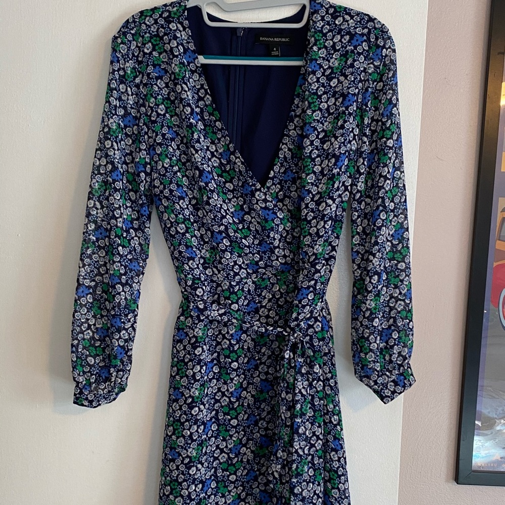 Banana republic wrap dress